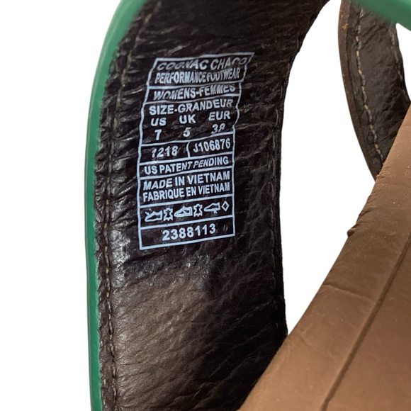 Chaco Leather Strappy Open Heel Sandals Brown - Picture 8 of 9